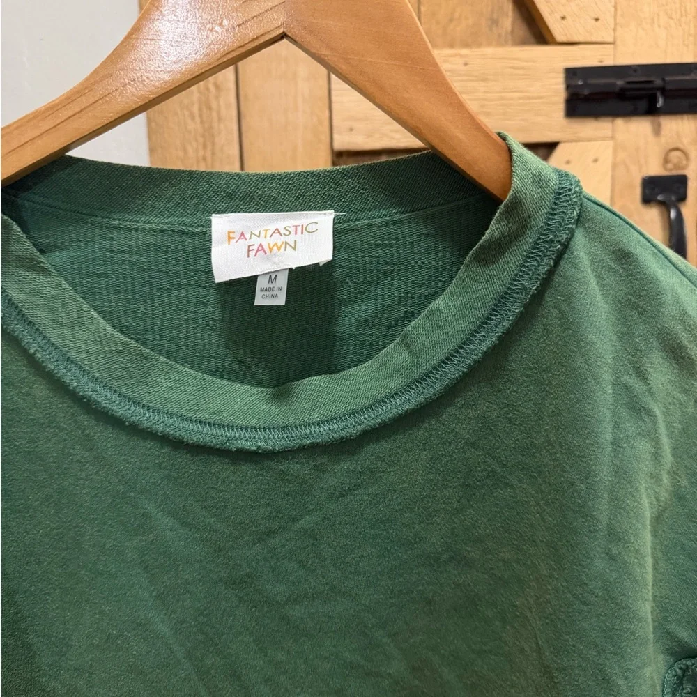 GREEN‎ COMFY CREWNECK - Picture 3 of 4
